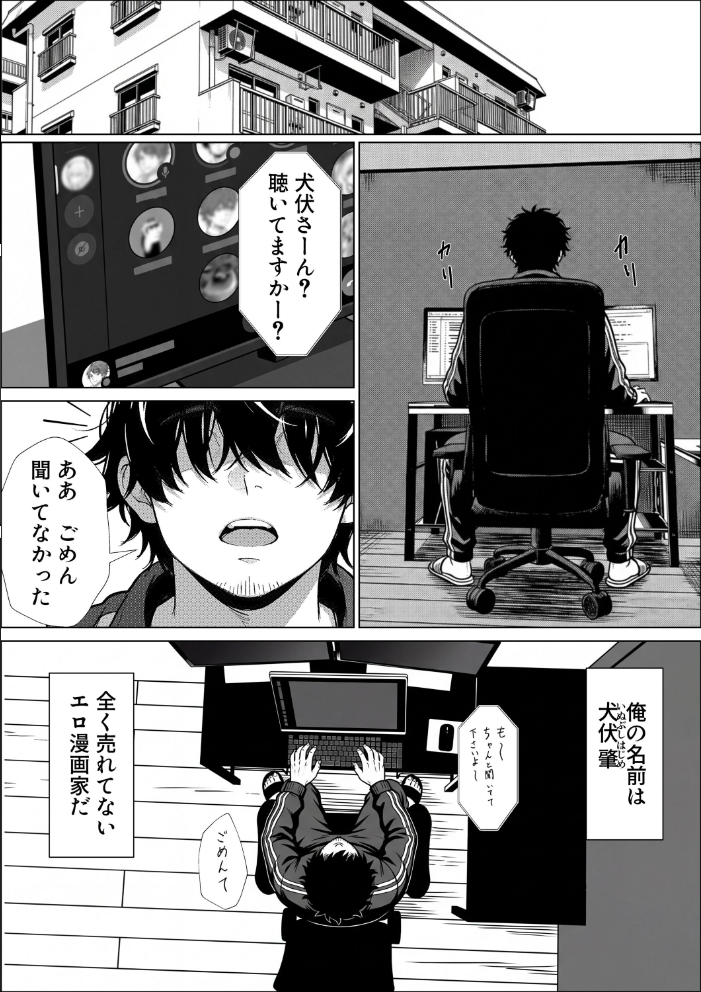 エロ漫画:甘サド巨乳黒ギャルに声フェチドMが淫語たっぷり超じらしSEXさせていただいた件【棒消し修正版】 【JKあんまん】 サンプル画像