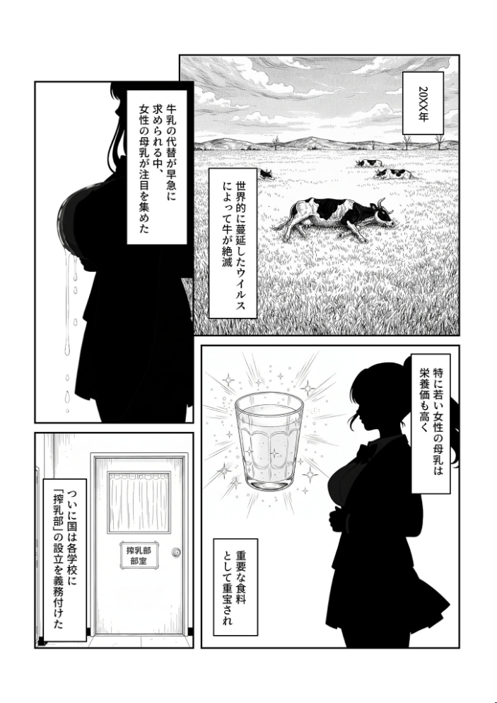 エロ漫画：搾乳部の顧問に任命されたので。〜嫌がる●●から母乳出させて俺専用家畜オナホにすることにしました〜 モザイク版 【MTコミック ぎょーざ あいラビ】 サンプル画像