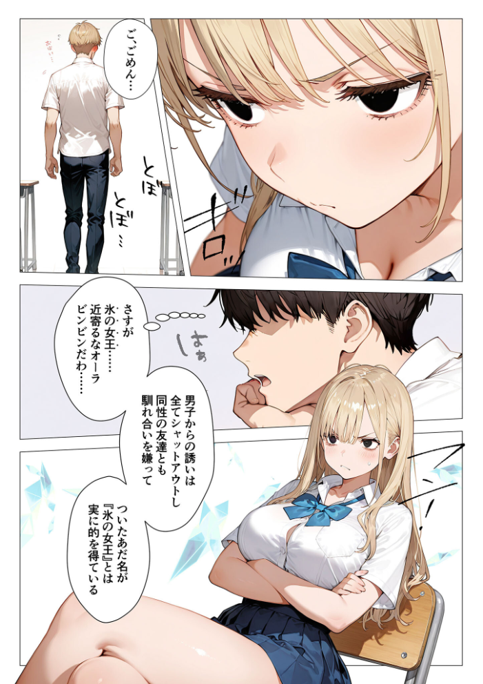 エロ漫画:クラスメイトと同棲性活!? 〜ノンデリギャルに侵された俺の聖域〜 【似道あさひ】 サンプル画像