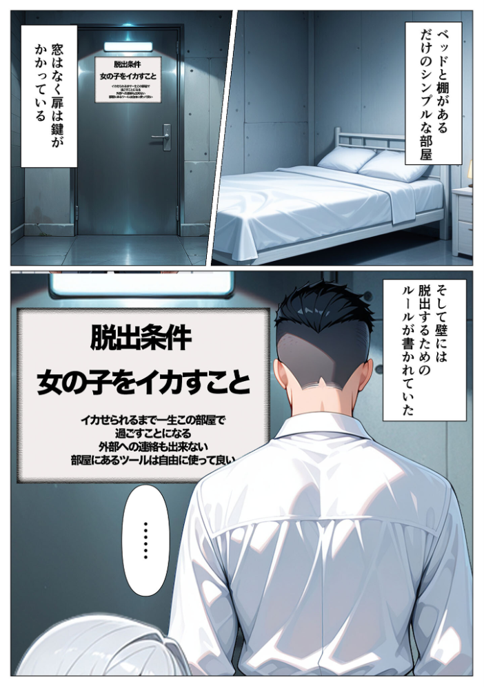 エロ漫画:教え子のダウナーギャルをイかせないと出られない部屋 モザイク版 【かのん絵師 あいラビ】 サンプル画像