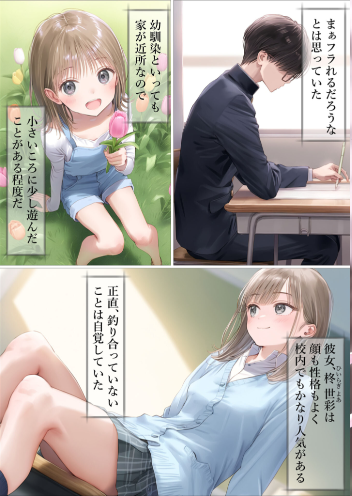 エロ漫画:幼馴染が無理やりSEXさせられてるとこに遭遇したら モザイク版 【むほー地帯 あいラビ】 サンプル画像