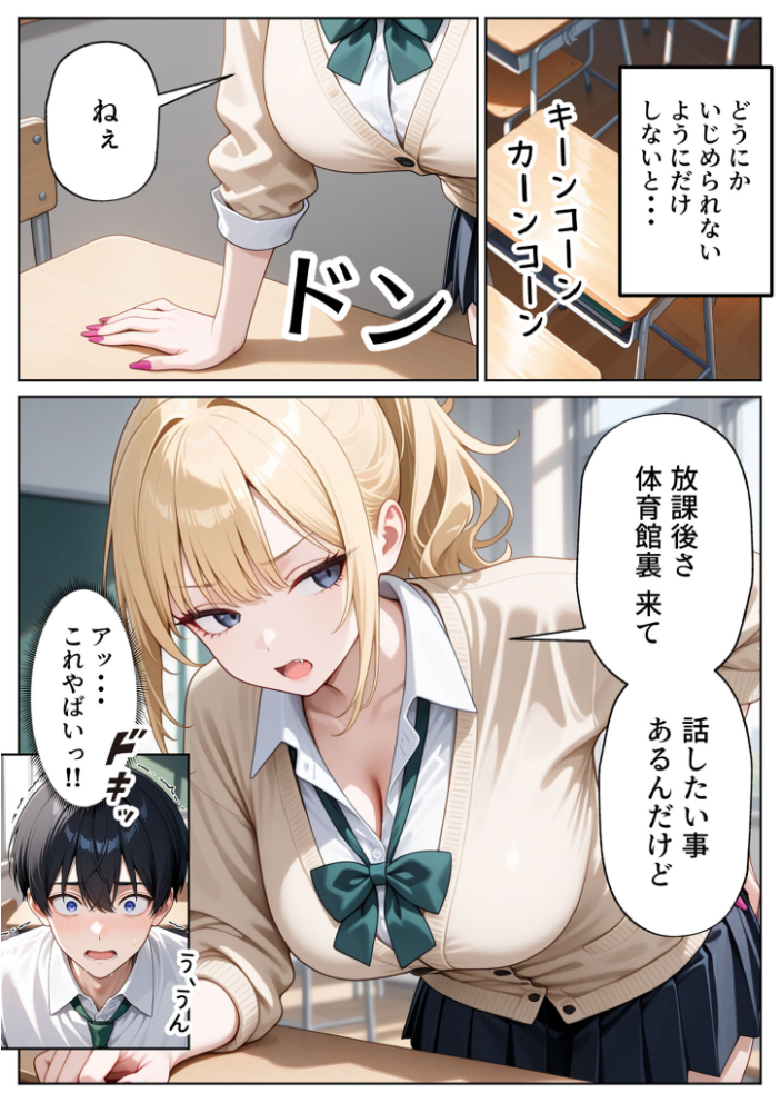 エロ漫画:一途な幼馴染ギャルの誘惑セックス モザイク版 【ぱにぱに あいラビ】 サンプル画像