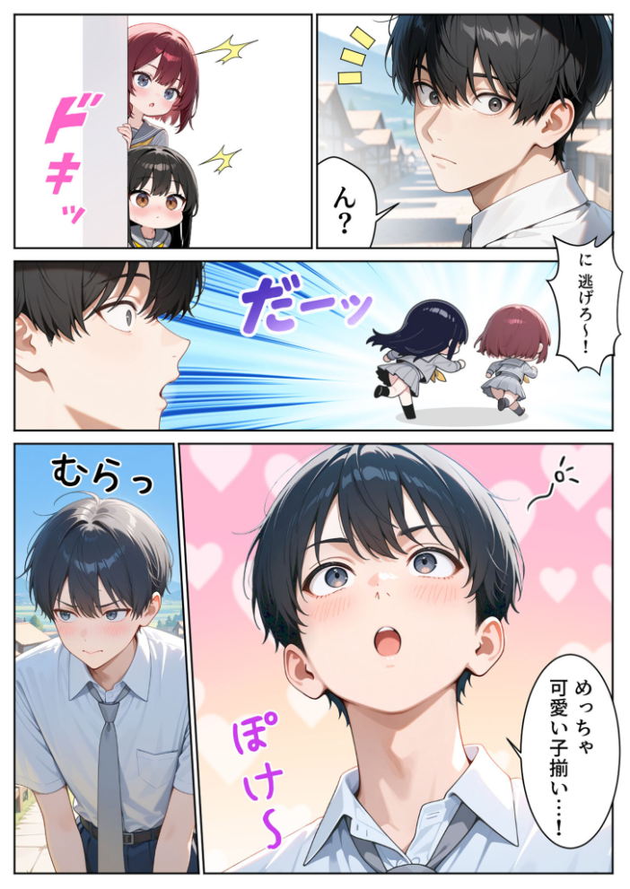 エロ漫画：ゆけむり混浴温泉 田舎に転校したら混浴で同級生とハメることになった話 モザイク版 【ぱにぱに あいラビ】 サンプル画像