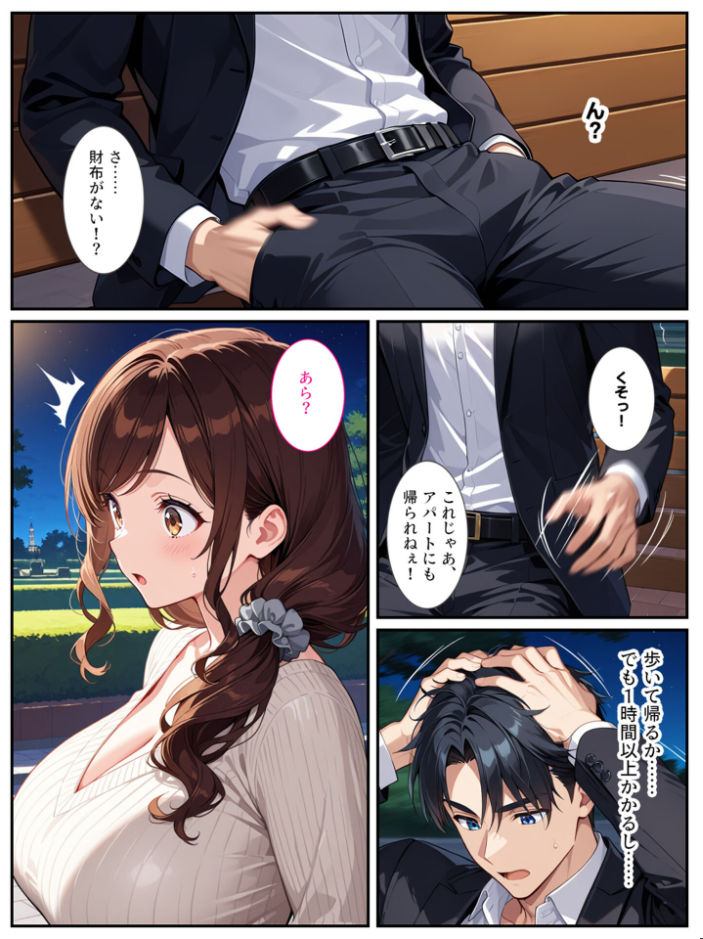エロ漫画:社畜のオレがエロすぎる爆乳母娘に拾われて人生変わりました! モザイク版 【StudioSR あいラビ】 サンプル画像