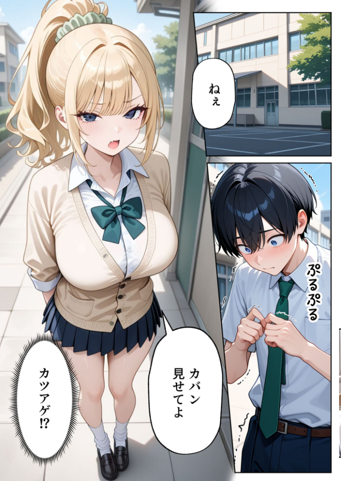 エロ漫画:一途な幼馴染ギャルの誘惑セックス モザイク版 【ぱにぱに あいラビ】 サンプル画像