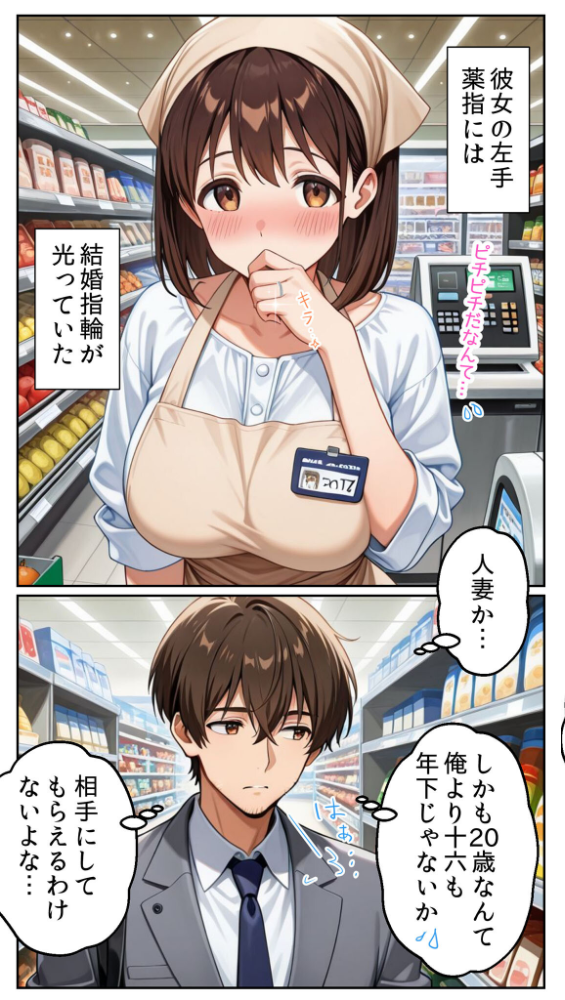 エロ漫画:●●を盛られた清楚な人妻パート(20)を寝取ったら禁断の関係が始まった話 モザイク版 【とろとろコミック あいラビ】 サンプル画像