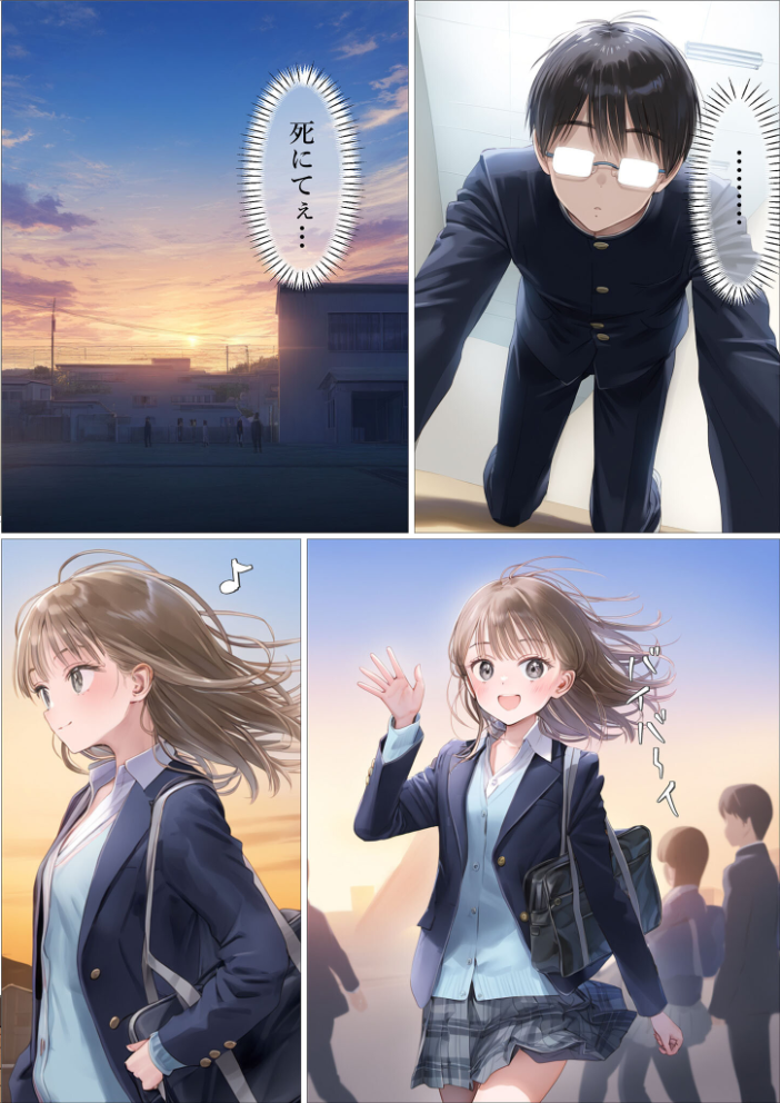 エロ漫画:幼馴染が無理やりSEXさせられてるとこに遭遇したら モザイク版 【むほー地帯 あいラビ】 サンプル画像