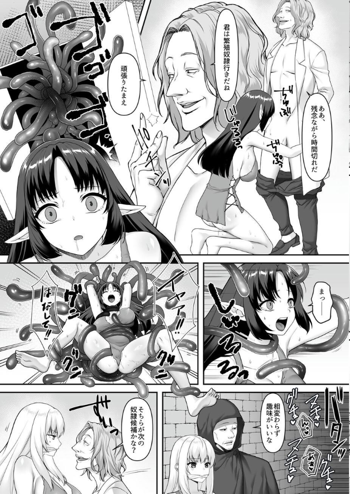 エロ漫画:遮断賢者 〜百年生きた女賢者は囮捜査で感覚遮断魔法を使います〜 【エルトリア 如月藍 ベルム】 サンプル画像