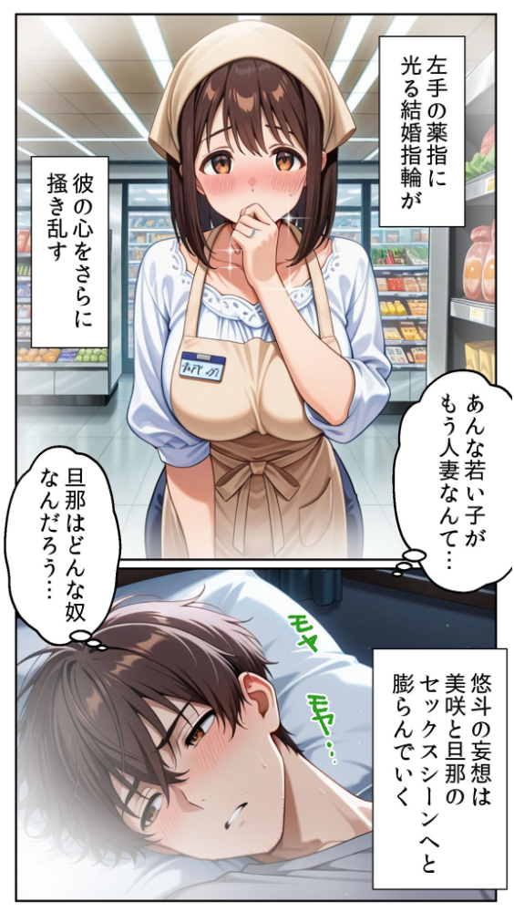 エロ漫画:●●を盛られた清楚な人妻パート(20)を寝取ったら禁断の関係が始まった話 モザイク版 【とろとろコミック あいラビ】 サンプル画像