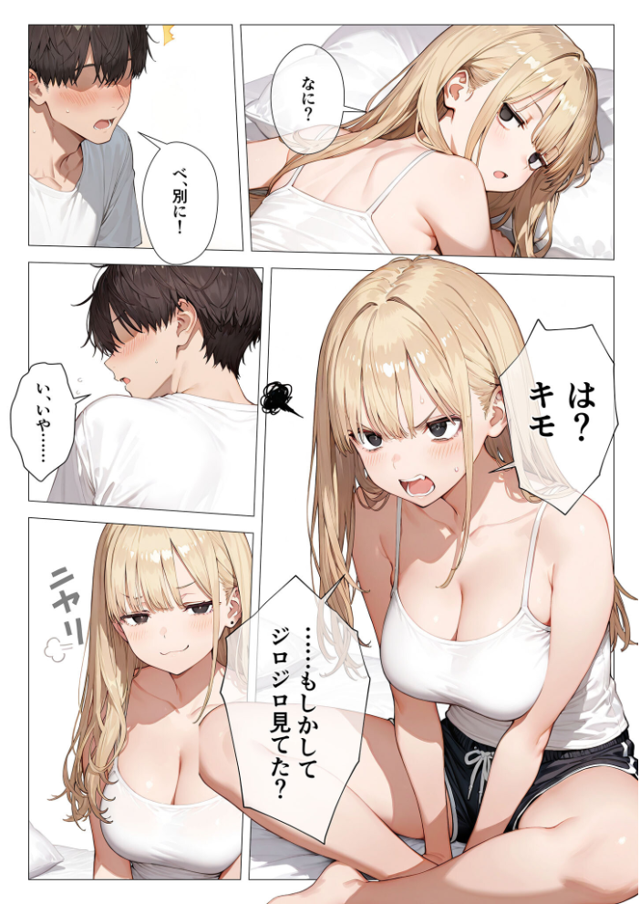 エロ漫画:クラスメイトと同棲性活!? 〜ノンデリギャルに侵された俺の聖域〜 【似道あさひ】 サンプル画像