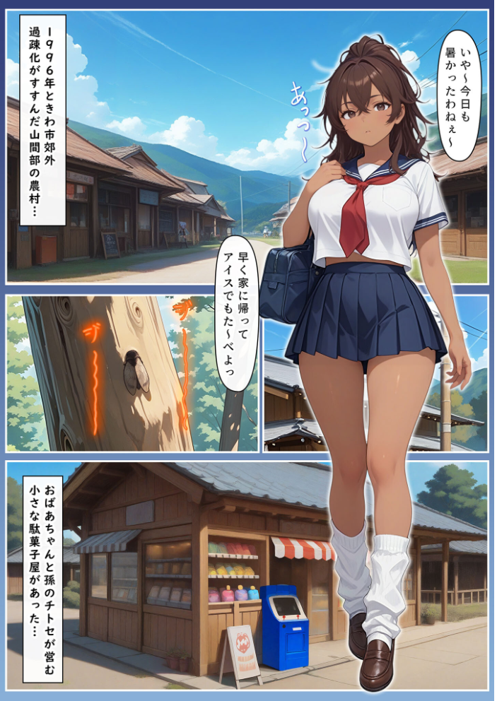エロ漫画:ゲーミングお姉ちゃん【褐色巨乳ギャル姉と格ゲー勝負で精通ボーイ!コマンドミスでティウンティウン!】 モザイク版 【にゃぷそでぃ あいラビ】 サンプル画像