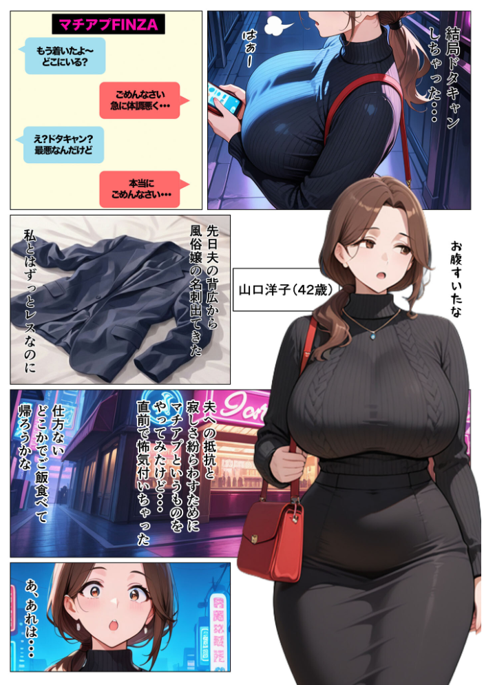 エロ漫画:背徳感に負けたGカップむちむち人妻 息子の親友と本能剥き出しセックスした話〜欲求不満母からメスになった夜〜 モザイク版 【かのん絵師 あいラビ】 サンプル画像