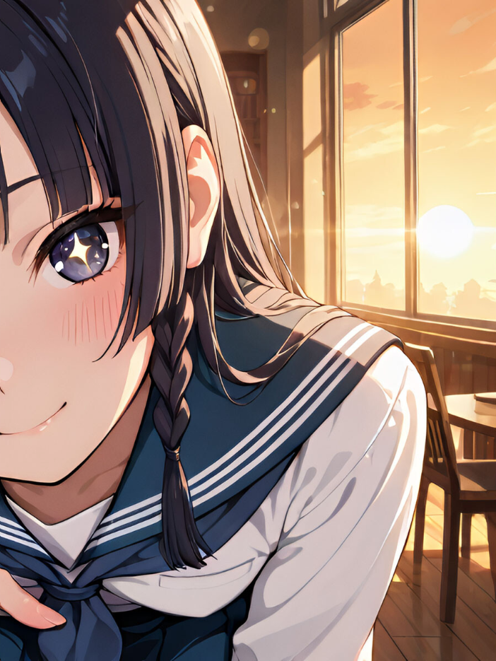 エロ漫画：【CG】微乳図書委員の受難 おじさんに汚され、理性が崩壊する瞬間 モザイク版 【万工房 あいラビ】 サンプル画像