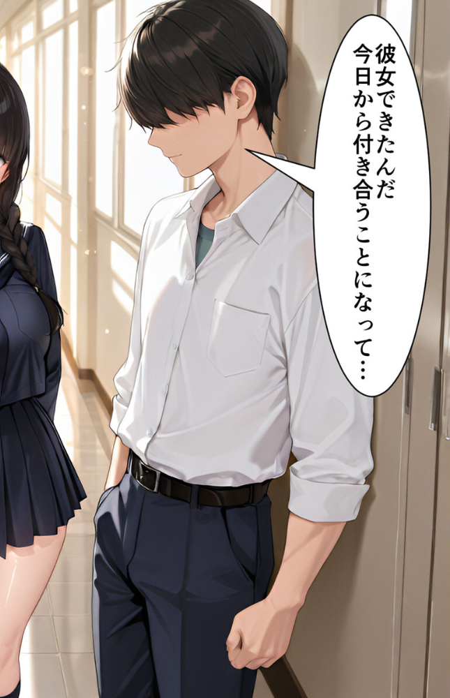 エロ漫画:「先輩はもう、私から離れられないよ」幼馴染後輩の執着寝取り モザイク版 【万工房 あいラビ】 サンプル画像