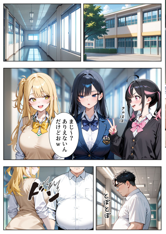 いじめられてた陰キャのボクがカーストトップギャルに中●し報復した話〜南条れいな 裏切り編〜 モザイク版 サンプル画像