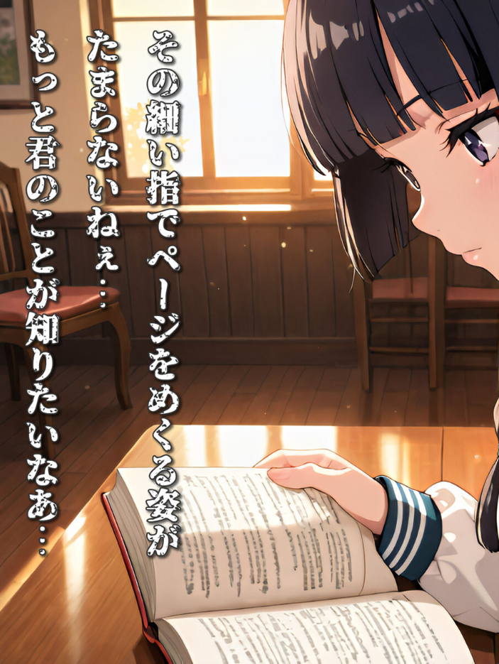 エロ漫画：【CG】微乳図書委員の受難 おじさんに汚され、理性が崩壊する瞬間 モザイク版 【万工房 あいラビ】 サンプル画像