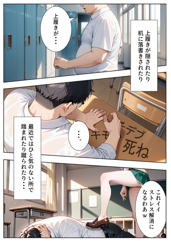 いじめられてた陰キャのボクがカーストトップギャルに中●し報復した話〜南条れいな 裏切り編〜 モザイク版 サンプル画像