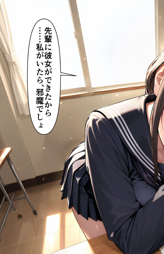 エロ漫画:「先輩はもう、私から離れられないよ」幼馴染後輩の執着寝取り モザイク版 【万工房 あいラビ】 サンプル画像