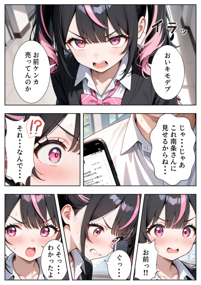 いじめられてた陰キャのボクがカーストトップギャルに中●し報復した話〜南条れいな 裏切り編〜 モザイク版 サンプル画像